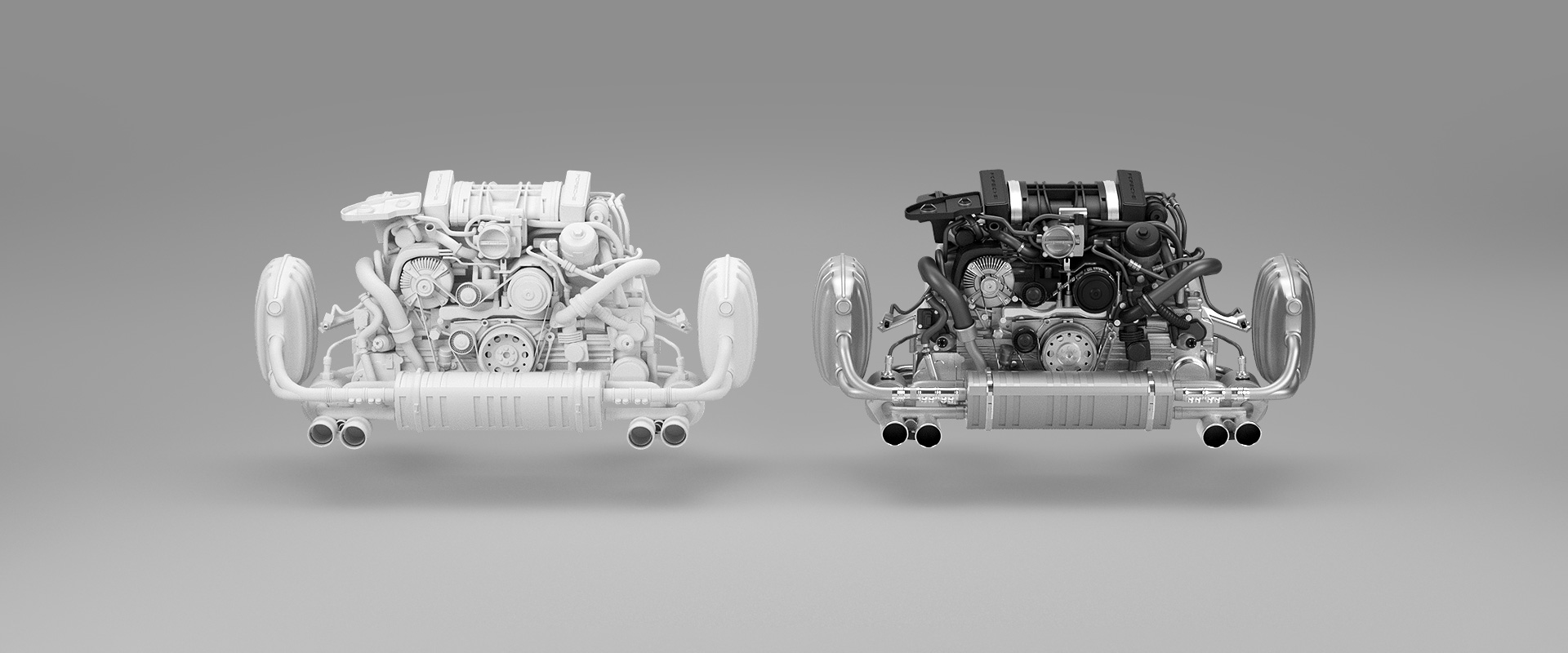 porsche 911 engine 3d insignia multimedia