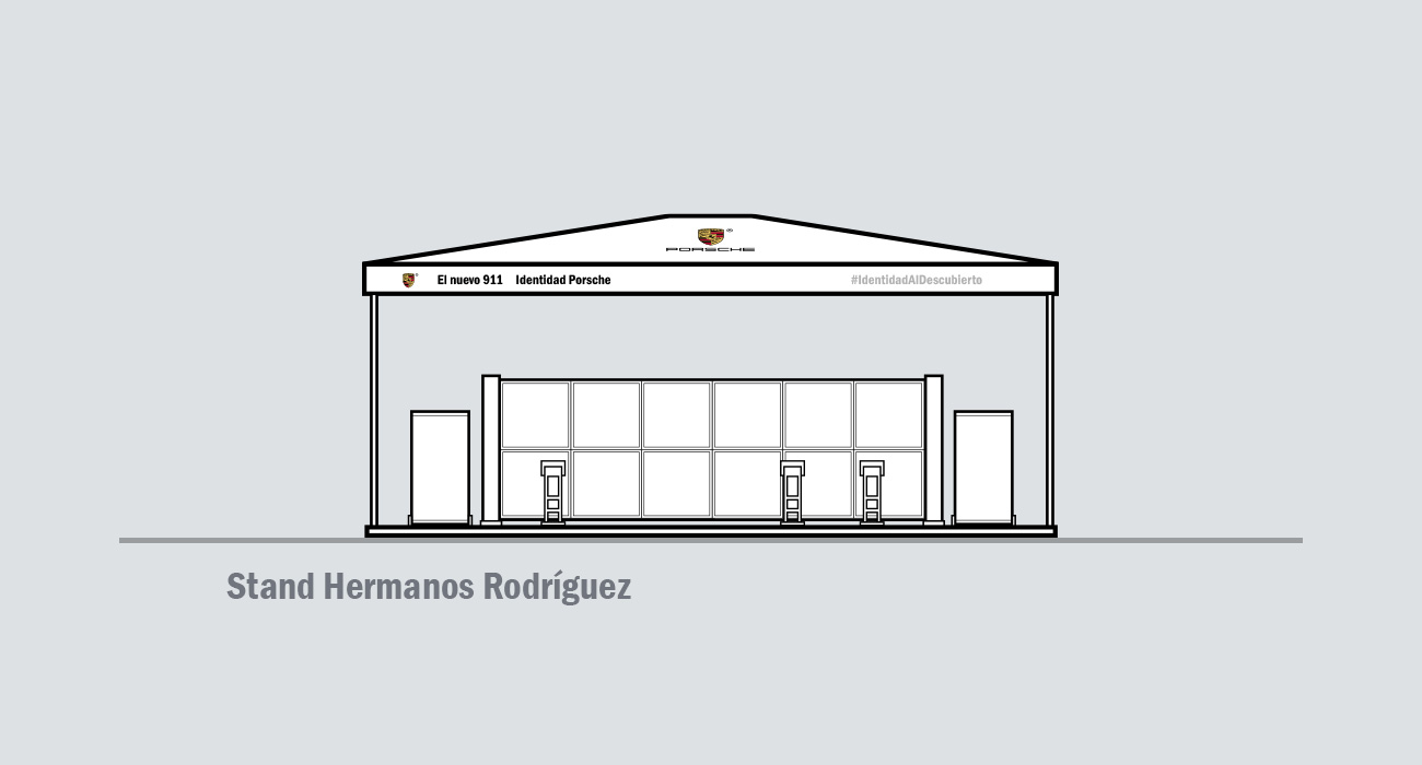 porsche stand hermanos rodriguez design insignia multimedia