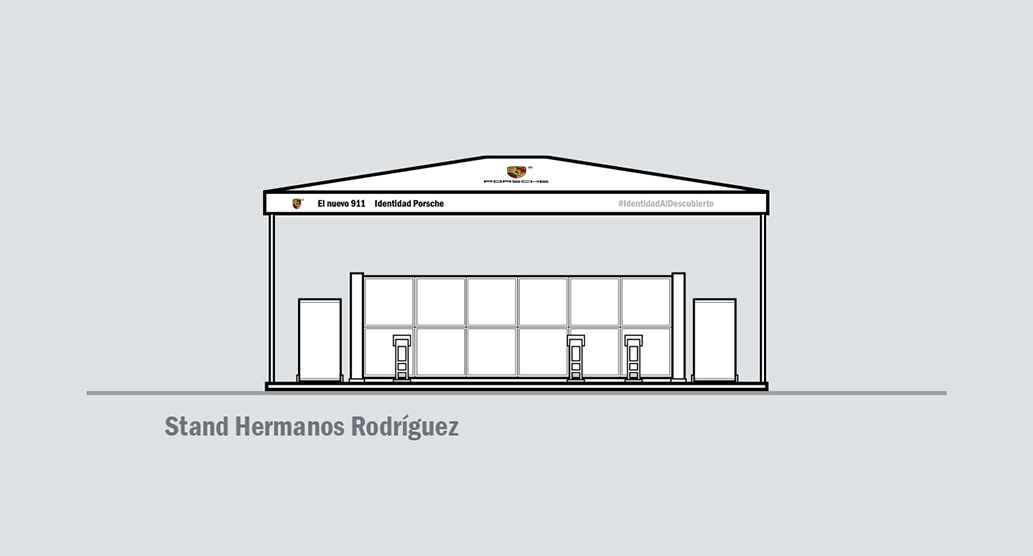 porsche stand hermanos rodriguez design insignia multimedia