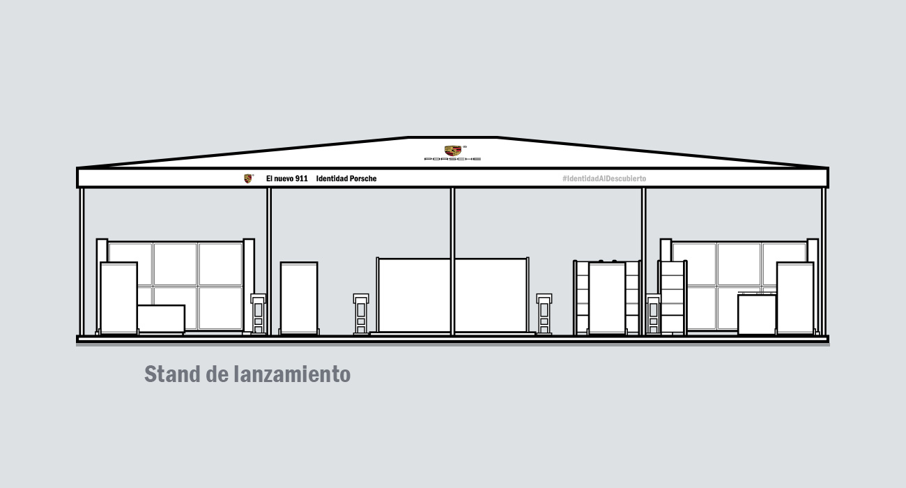 porsche stand design insignia multimedia