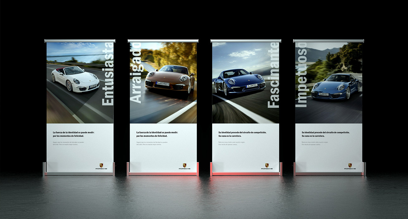 porsche billboard design insignia multimedia