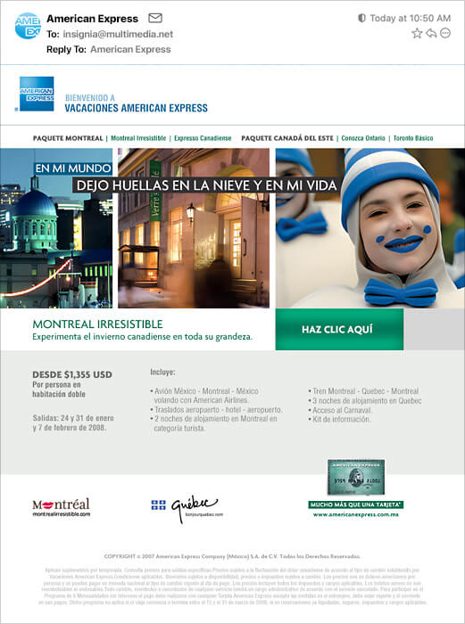 american express campania email insignia multimedia