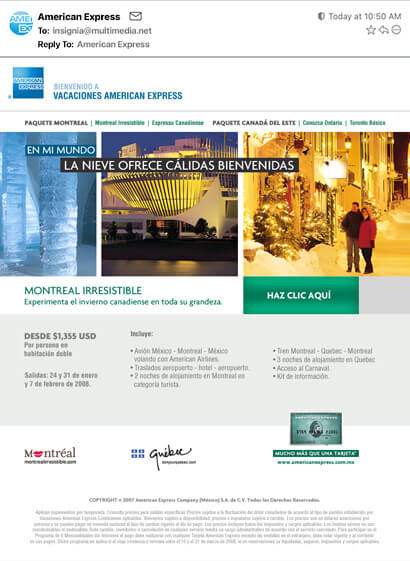 american express campania email insignia multimedia