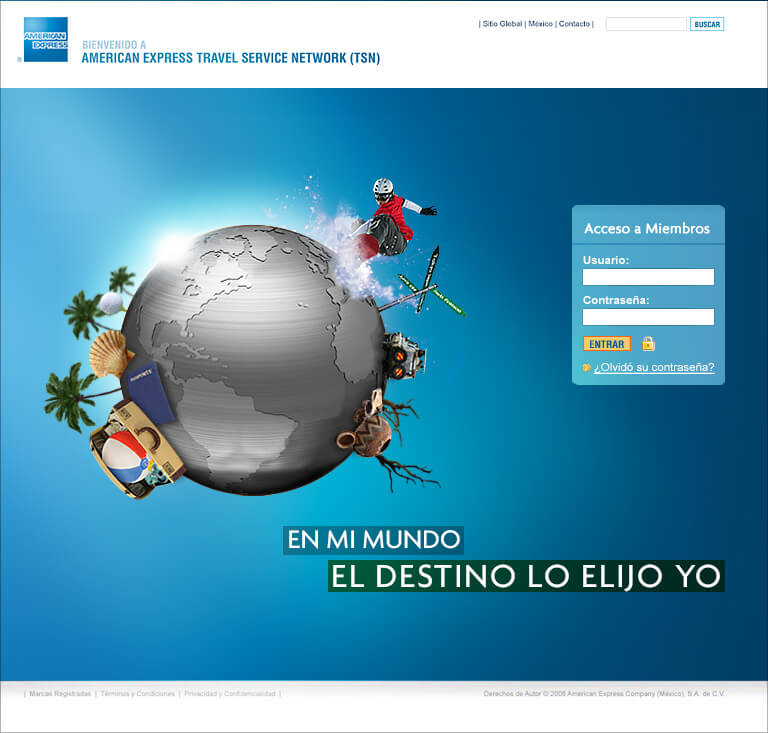 american express web design insignia multimedia