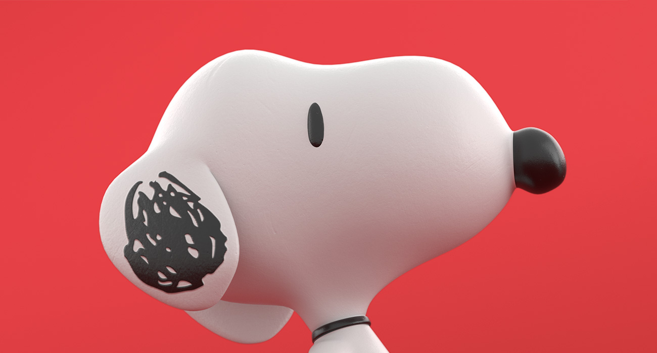 snoopy 3D insignia multimedia