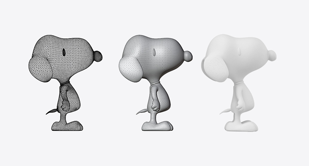 snoopy 3D insignia multimedia