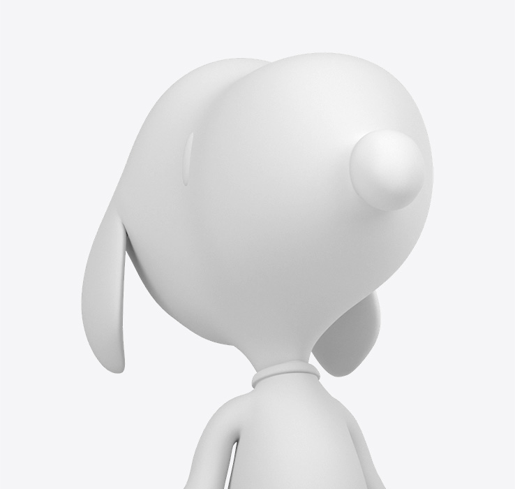 snoopy 3D insignia multimedia