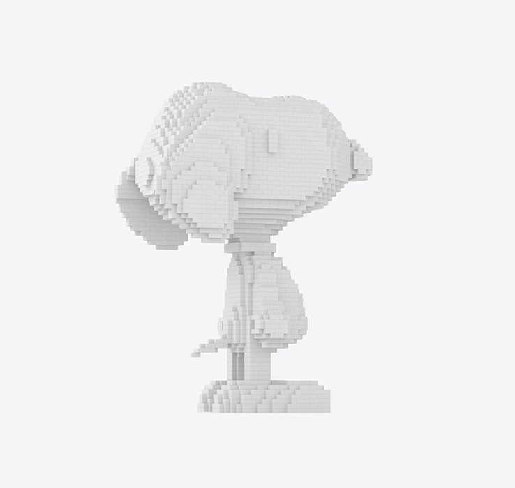 snoopy 3D insignia multimedia