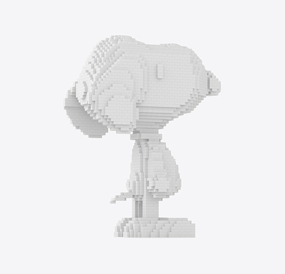 snoopy 3D insignia multimedia