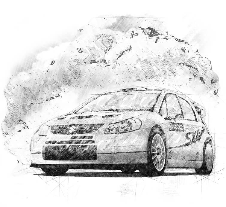 suzuki sx4 wrc sketch