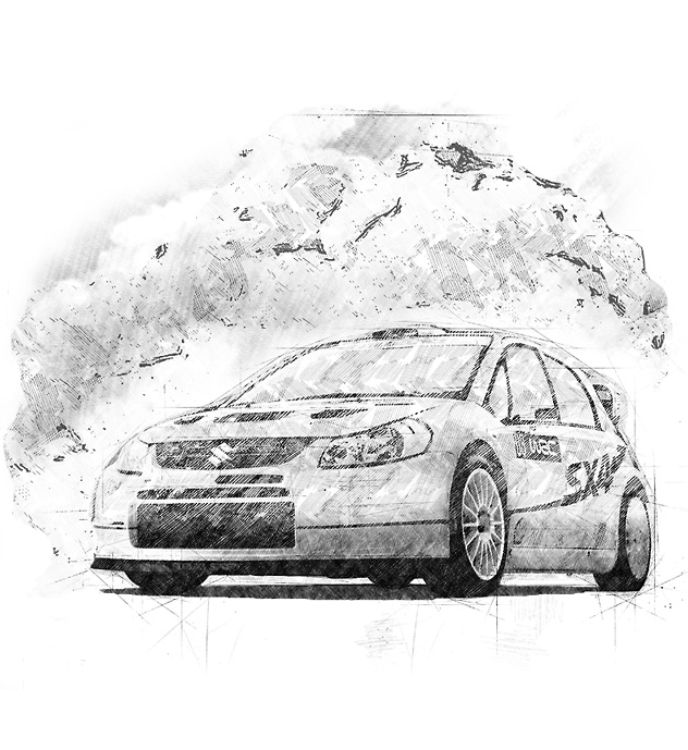 suzuki sx4 wrc sketch