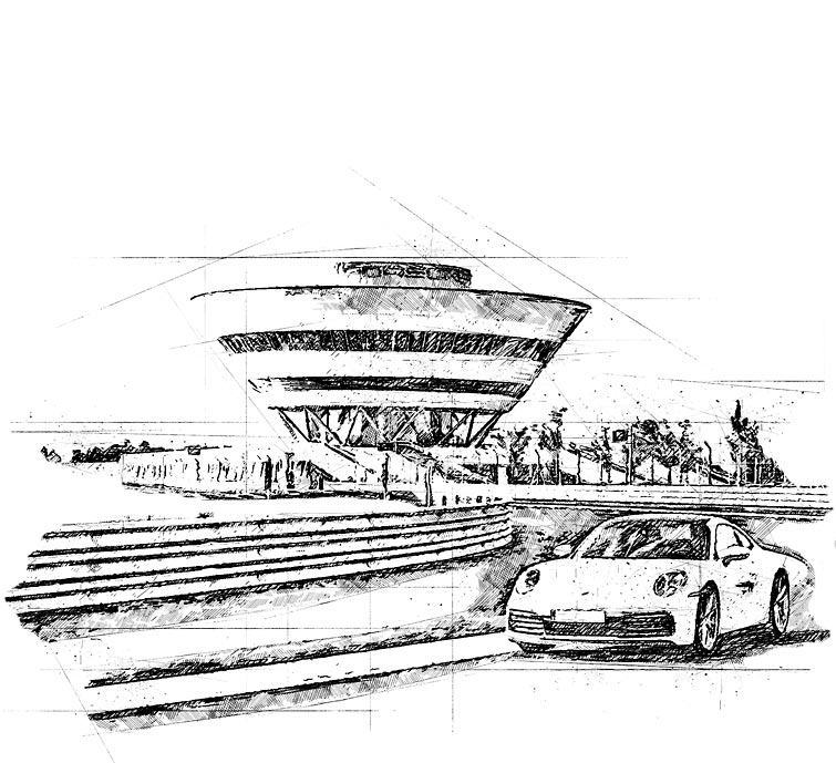 porsche sketch insignia multimedia