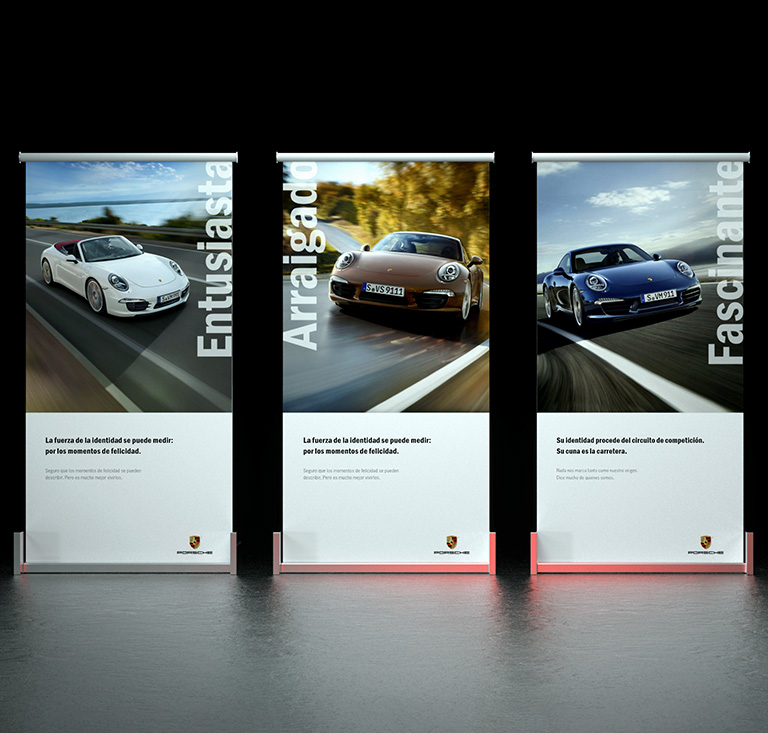 porsche billboard design insignia multimedia