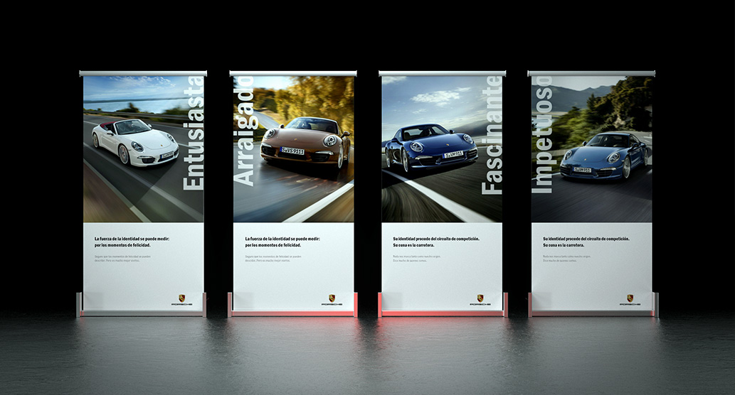 porsche billboard design insignia multimedia