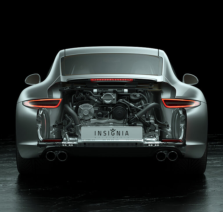 porsche 911 3d insignia multimedia